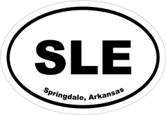Springdale, Arkansas Oval Stickers
