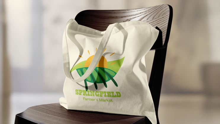 Springfield Farmers Market Custom Tote Bag