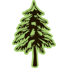 Spruce On Green Sticker