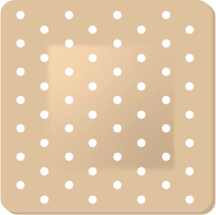 Square Band Aid Sticker