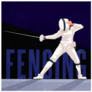 Square Fencing Sticker
