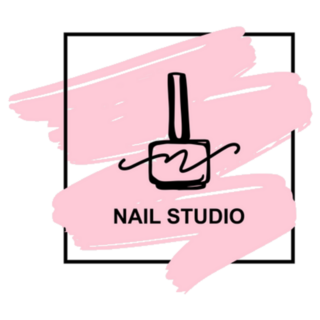 Square Logo For Nail Studio Sticker