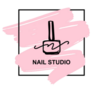 Square Logo For Nail Studio Sticker