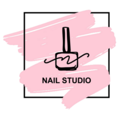 Square Logo For Nail Studio Sticker