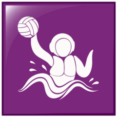 Square Water Polo Sticker
