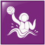 Square Water Polo Sticker
