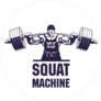 Squat Machine Workout Sticker