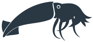 Squid Icon Concept Sticker