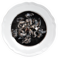 Squid In Black Ink Sauce Sticker