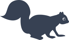 Squirrel After Something Sticker