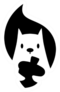 Squirrel Logo Holding Nut Sticker