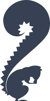 Squirrel With Giant Tail Sticker