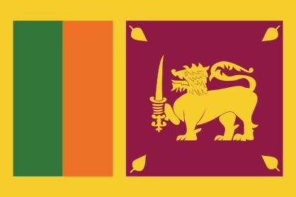 Sri Lanka Country Flag Sticker