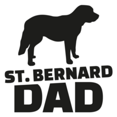 St. Bernard Dad Sticker