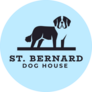 St Bernard Dog House Sticker