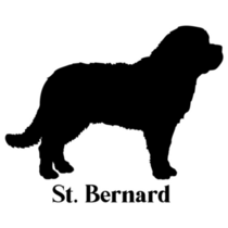 St. Bernard Logo Sticker