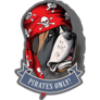 St. Bernard Pirate Sticker