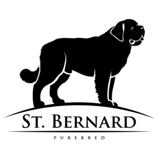 St Bernard Purebred Sticker