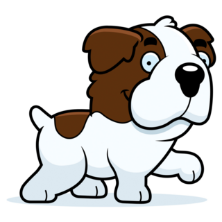 St Bernard Shake Sticker