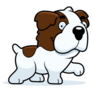 St Bernard Shake Sticker