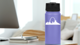 St. Louis Gateway Arch Sticker on a Water Bottle (New) example