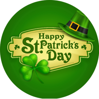 St. Patricks Day Leprechaun Hat Sticker