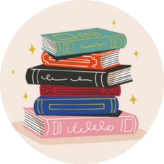 Stack Of Books Reading Sticker