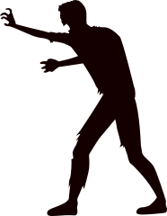 Staggering Zombie Sticker