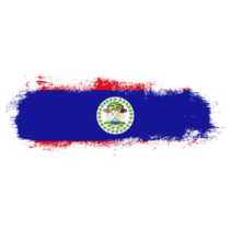 Stain Brush Stroke Belize Sticker