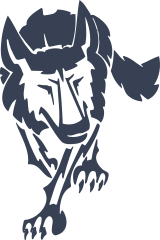 Stalking Wolf Sticker