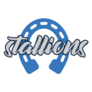 Stallions Horseshoe Logo Sticker