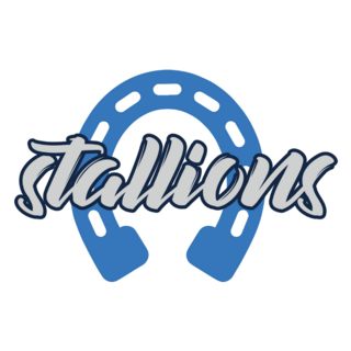 Stallions Horseshoe Logo Sticker