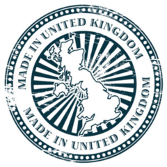 Stamp Made In United Kingdom, Illustration Sticker