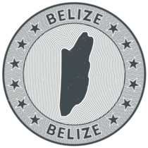 Stamp Of Belize Sticker