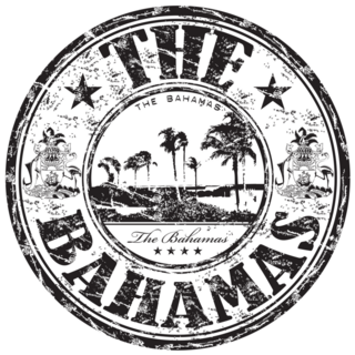 Stamp The Bahamas Sticker