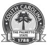 Stamp With Name Of South Carolina 1788 Sticker