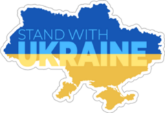Stand With Ukraine Sticker