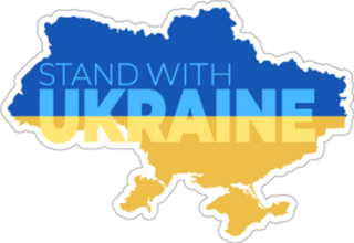 Stand With Ukraine Sticker