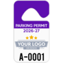 Standard Hang Tag Permit with Your Logo