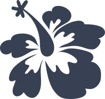 Standard Hibiscus Flower Sticker