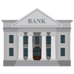 Standard Illustrated Bank Sticker