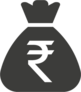 Standard Rupee Money Bag Sticker