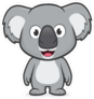 Standing Koala Sticker