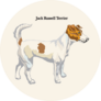 Standing Profile Terrier Sticker