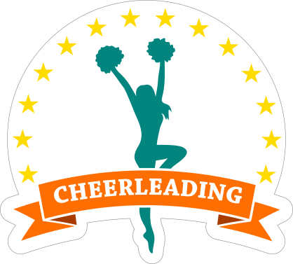 Star Cheerleading Sticker