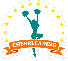 Star Cheerleading Sticker