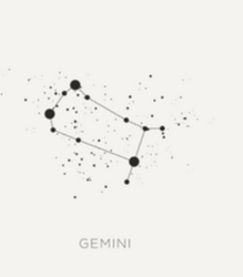 Star Constellation Zodiac Gemini Sticker