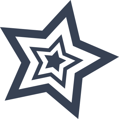 Star Inside Stars Sticker