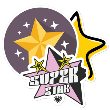 Star Stickers & Decals (Various Colors) for Wall, Car, & More