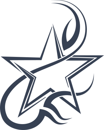 Star With Triabl Design Sticker